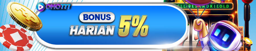 bonus deposit harian 5%