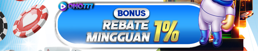 bonus rebate mingguan hingga 1%